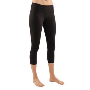 LULULEMON ATHLETICA Wunder Under Crop In Black Size 4